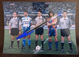 Photo 21x15 original 1995 Deportivo Coruña FC Barcelona Fran Bakero Foot... - £11.71 GBP