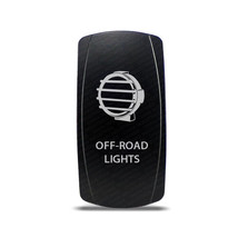 CH4x4 Rocker Switch Off-Road Led Ligths Symbol 5 - Vertical - Amber LED - $16.82