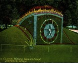 Floral Clock Water Works Park Detroit Michigan MI 1916 DB Postcard D14 - £2.29 GBP