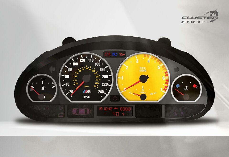 BMW e46 Instrument Cluster face - $64.35