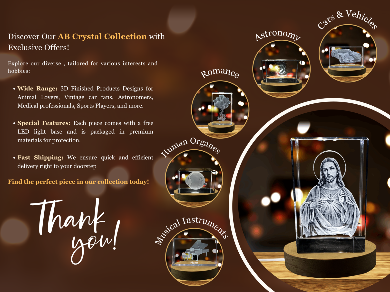 LED Base included | St. Monica| Patron Saint of Mothers and Difficult Marriages Item image 5