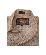 Vintage Ralph Lauren Chaps Men&#39;s Small Cotton Geometric Short Sleeve Shi... - $493.26 MXN