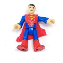 Fisher Price Imaginext DC Super Friends Superman figure in armor 3&quot; - $2.96