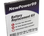 Newpower99 Battery Kit For Garmin Series - 1300, 1350, 1370, 1375, 1390,... - £48.48 GBP