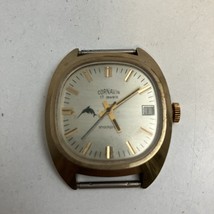 Vtg CORNAVIN Men&#39;s Watch 17 Jewels Shock Resistant For Parts Or Repair Only - $24.70