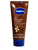 Vaseline Intensive Care All Purpose Cream Cocoa Glow 1.41oz 40g -For Soft Glow - $9.78