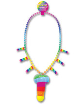 Rainbow Pecker Whistle Necklace - £13.97 GBP