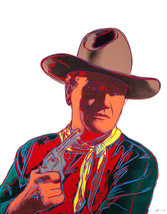 John wayne western cowboy ceramic tile mural backsplash medallion - £71.12 GBP+