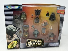 Star Wars Micro Machines 7 Mini Heads Darth Vader Greedo Gamorrean Jawa 1996 - $24.70