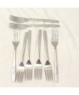 Oneida Autumn Memory Dinner Forks 7 1/4&quot; Stainless Lot of 8 NEW! - $630.50 MXN