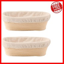 Natural Rattan Bread Proofing Basket Set -  10-Inch Artisan Baking Tools - $678.97 MXN