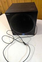 black Yamaha subwoofer featuring Active Servo Technology - $5.00