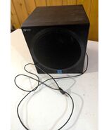 black Yamaha subwoofer featuring Active Servo Technology - $5.00