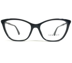 Versace Eyeglasses Frames MOD.3248 GB1 Black Gunmetal Cat Eye Full Rim 5... - $130.69