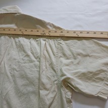 Wrangler Premium Quality Men's Short Sleeve Cotton Yellow Button Up Shirt Size L image 11