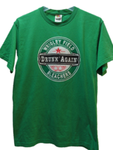 Wrigley Field Drunk Again Yearly tradition Men Women beer t-shirt M Medium green - £11.76 GBP