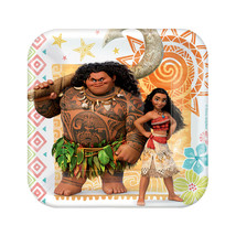 American Greetings Moana Paper Dessert Plate, 8-Count - £37.36 GBP