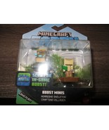 Minecraft Earth Boost Minis Hoarding Skeleton and Crafting Villager - £3.88 GBP