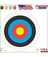 15 Pack Premium 80cm Archery Targets - Heavy Duty Paper with Precise Col... - $58.73 CAD