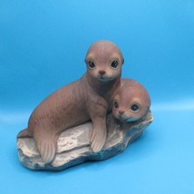 Homeco Seal Pups Figurine - HomeCo 1981 - Masterpiece Porcelain 20A - $92.91 MXN