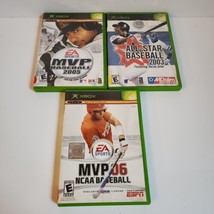 Original Xbox Games Lot Not Tested All-Star Baseball 2003 Mvp 2005 Ncaa 06 - £7.49 GBP