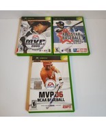 Original Xbox Games Lot NOT TESTED All-Star Baseball 2003 MVP 2005 NCAA 06 - £7.45 GBP