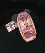 Disney Store Minnie Mouse Pink Zippered Pencil Case with &quot;Minnie Ears&quot; N... - €10,26 EUR