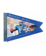 1998 Playoff Contenders Pennants Blue Warren Moon #88 Seattle Seahawks O... - $91.61 MXN