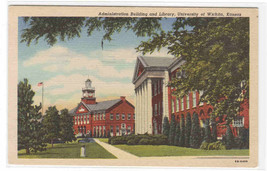 Administration &amp; Library University of Wichita Kansas 1951 postcard - £4.65 GBP