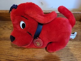Vintage Scholastic 1997 Side Kicks Clifford The Big Red Dog Plush Stuffed Toy - £5.28 GBP