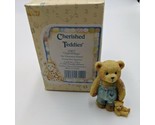 Enesco Cherished Teddies Figurine Child Of Hope with Bear 624837 Young S... - $9.89