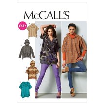 McCall Patterns M66030Y0 Misses&#39; Tops Sewing Pattern, Size Y (XSM-SML-MED) - £3.61 GBP