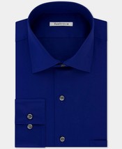 Van Heusen Men&#39;s Slim-Fit Flex Collar Stretch Dress Shirt Royal Blue-16.5 34/35 - £17.39 GBP