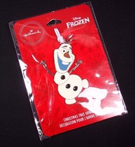 Hallmark Frozen OLAF flat metal Christmas ornament on card 2020 NEW - $6.60