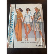 McCall&#39;s Misses Top Skirt Pants Shorts Sewing Pattern Sz 10 5505 - Uncut - $10.88
