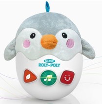 Roly Poly Music Penguin Musical Wobbler Colorful Melody Tummy Time Nature Sound - £18.34 GBP