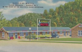 Gorden&#39;s Motel Jasper Arkansas AR Postcard N20 - $2.99