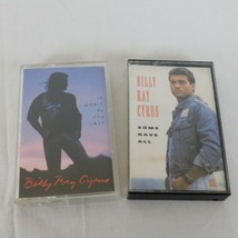Lot of 2 Billy Ray Cyrus Music Cassettes It Won&#39;t Be The Last &amp; Some Gave All - £9.27 GBP