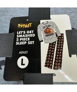 Spirit Halloween Let’s Get Smashed Two-Piece Pajama Lounge Set Size Larg... - $21.10 CAD