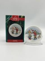 Hallmark Keepsake Ornament 1991 Christmas Let It Snow Collectors Series Plate #5 - £5.40 GBP