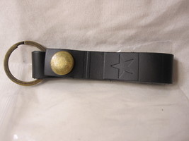 Marlboro Gear: Rustico Leather Keychain Belt Loop - black , Brand New - $8.00