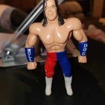 1995 Just Toys WWF Bend-Ems Series 2 BRITISH BULLDOG Wrestling Figure - £5.36 GBP