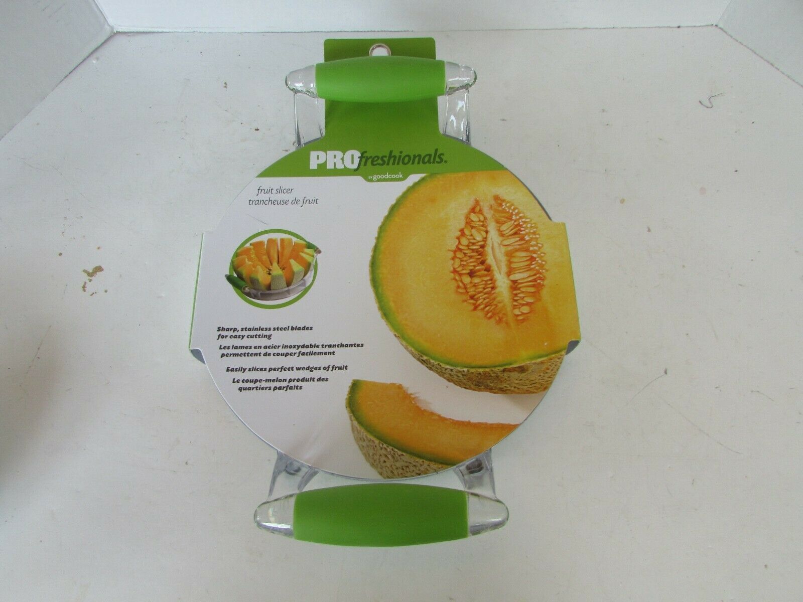 PRO FRESHIONALS FRUIT SLICER BY GOODCOOK STAINLESS STEEL BLADES EASY TO USE NEW - $14.80