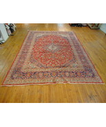 Vintage Estate Semi-Antique Handmade Middle Eastern Rug E112 - $28,765.44 MXN