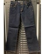 NWT CRAZY 8 Girls Size 8 Reg Denim BOOTCUT Jeans Pants Adjustable Waist ... - $170.87 MXN