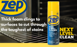 1 Can Heavy Duty fOaMiNg OVEN &amp; GRILL CLEANER aerosol spraY ZEP COMMRCL ... - £33.56 GBP