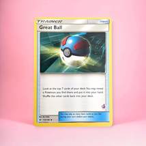 Sun and Moon Pokemon Card: Great Ball 119/149, Mewtwo Stamp - £3.91 GBP