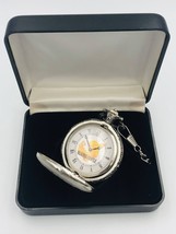 Valkyrie Profile silver pocketwatch official Enix 1999 NEW BATTERY Plays... - $183.99