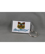 Vintage Keychain - New Zealand Maori Mask Graphic - Plastic Keychain - $32.68 CAD