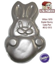 Wilton 1979 Easter Bunny Cake Pan Vintage 512-1913 Easter Party Favorite - £7.92 GBP